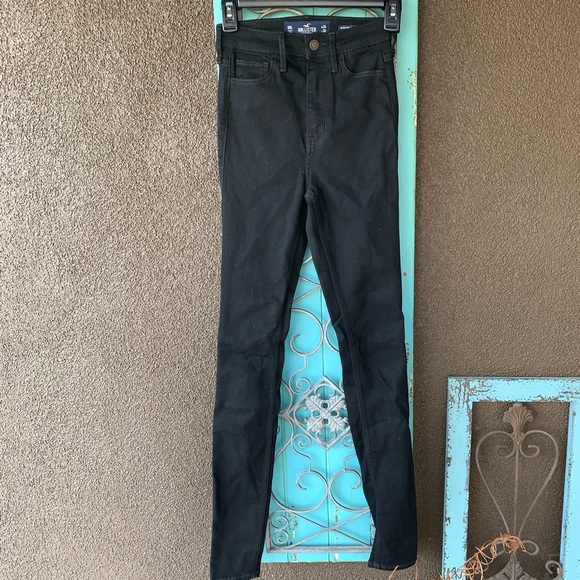 hollister high rise super skinny